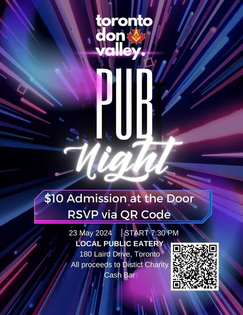 Events Toronto Don Valley District Masons